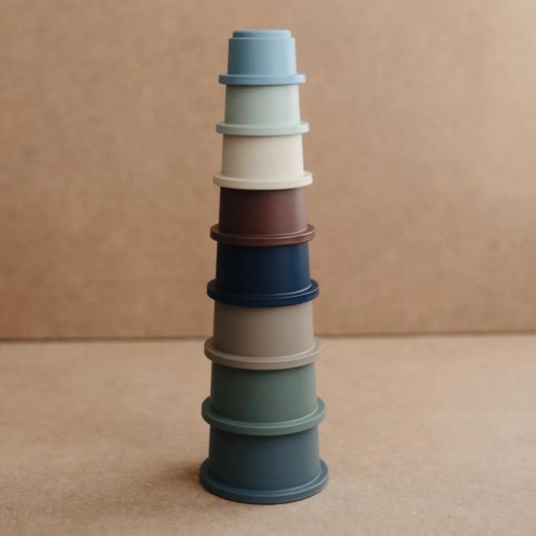 Mushie Stapeltoren Forrest - 8 Stuks