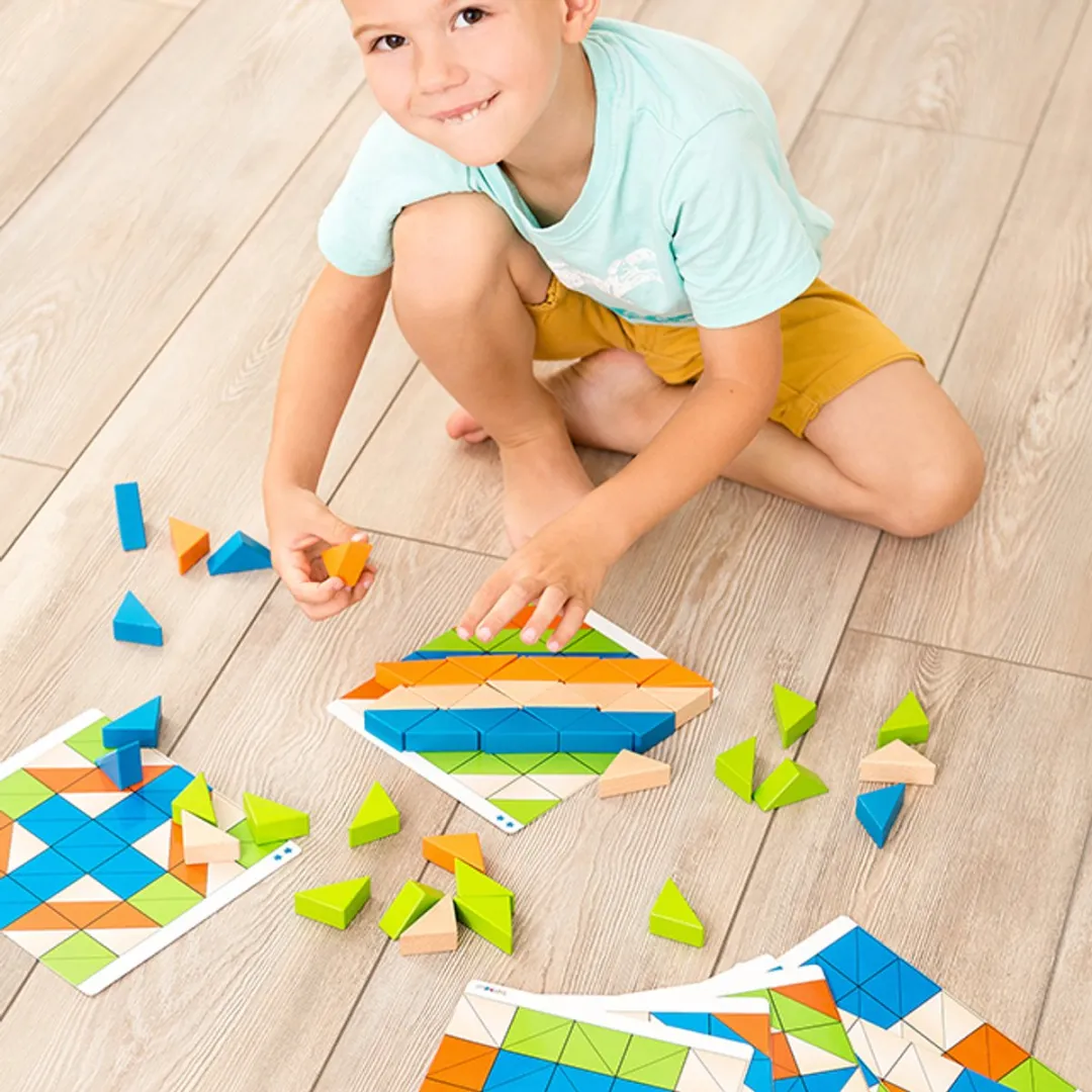 Beleduc Triangle Blox 61-delig - Multicolor