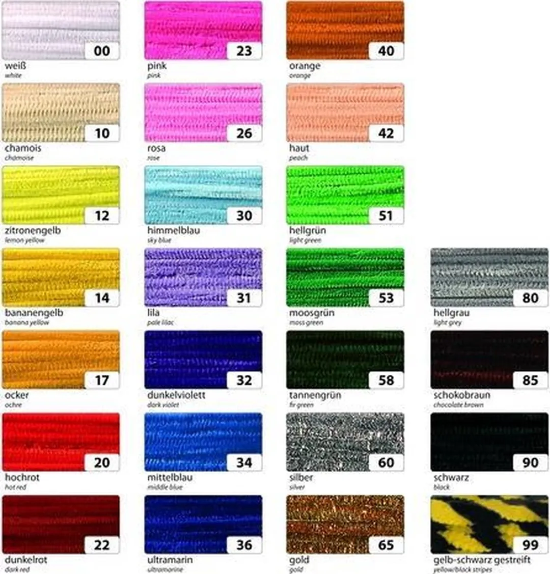 Folia Chenilledraad 200 Stuks