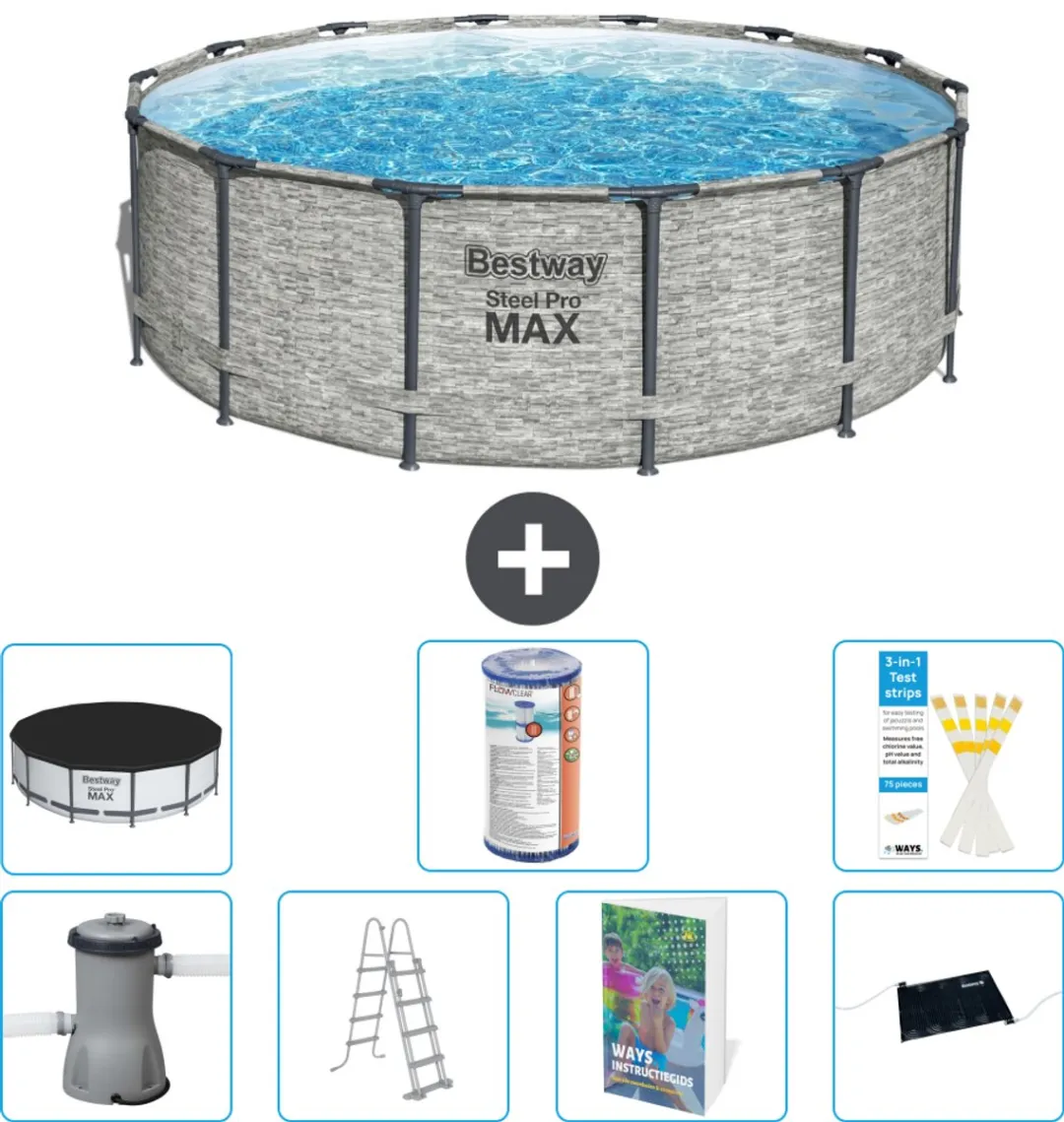 Bestway Steel Pro MAX Zwembad 427x122cm