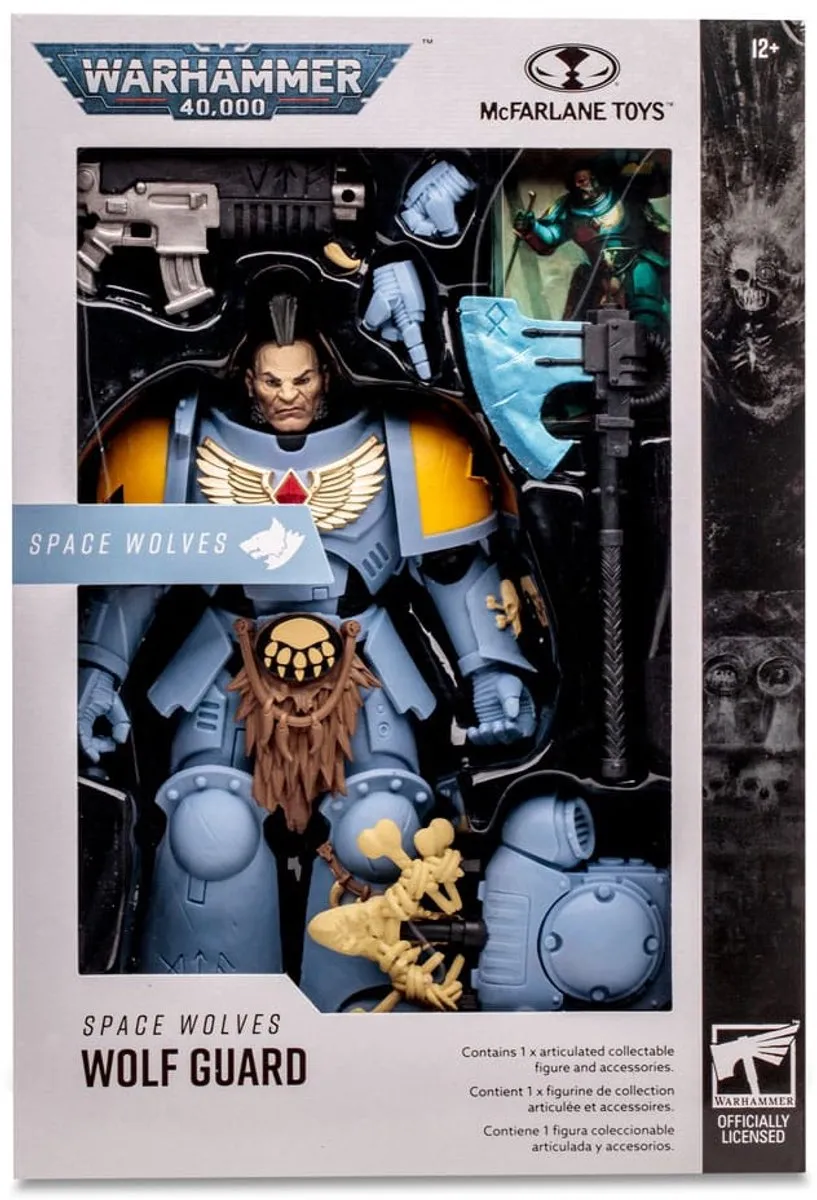 McFarlane Toys Warhammer 40k Space Wolves Wolf Guard - MCF10932 - Multi