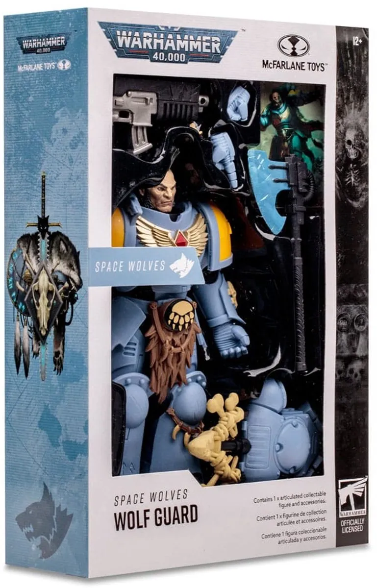 McFarlane Toys Warhammer 40k Space Wolves Wolf Guard - MCF10932 - Multi