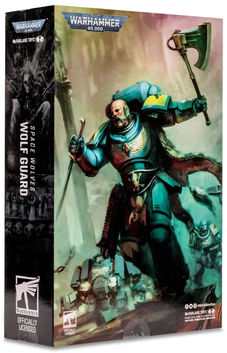 McFarlane Toys Warhammer 40k Space Wolves Wolf Guard - MCF10932 - Multi - afbeelding 6 van 6