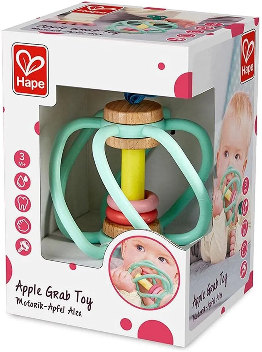Hape Greifling Apfel Alex - Veelkleurig - afbeelding 6 van 6