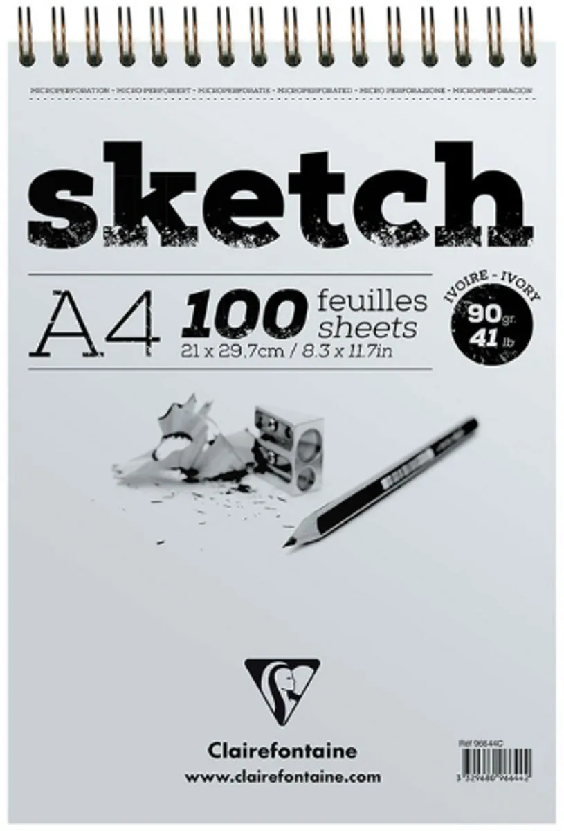 Clairefontaine Sketch Tekenblok A4 100 Vel