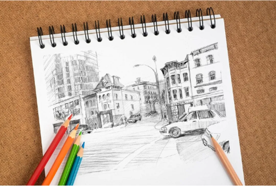 Clairefontaine Sketch Tekenblok A4 100 Vel - ivoorwit