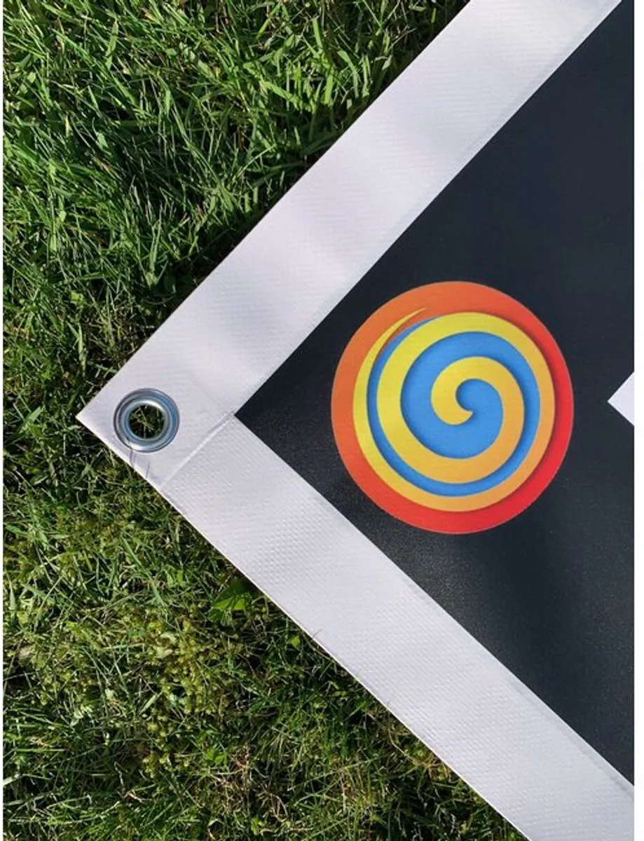 Ubergames Ludo XXL - 200x200cm PVC-zeil - 4 Personen