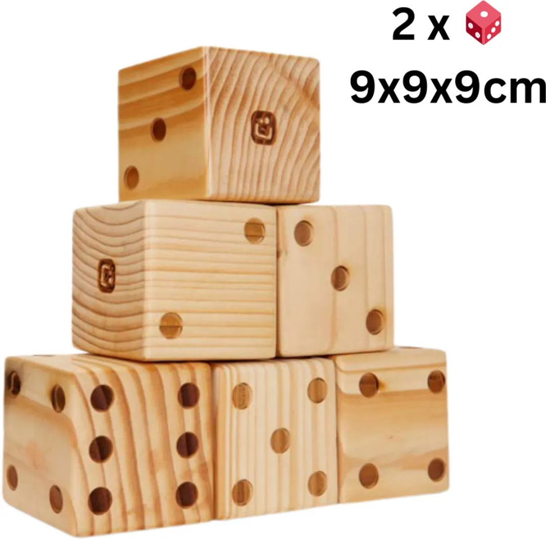 Ubergames Ludo XXL - 200x200cm PVC-zeil - 4 Personen