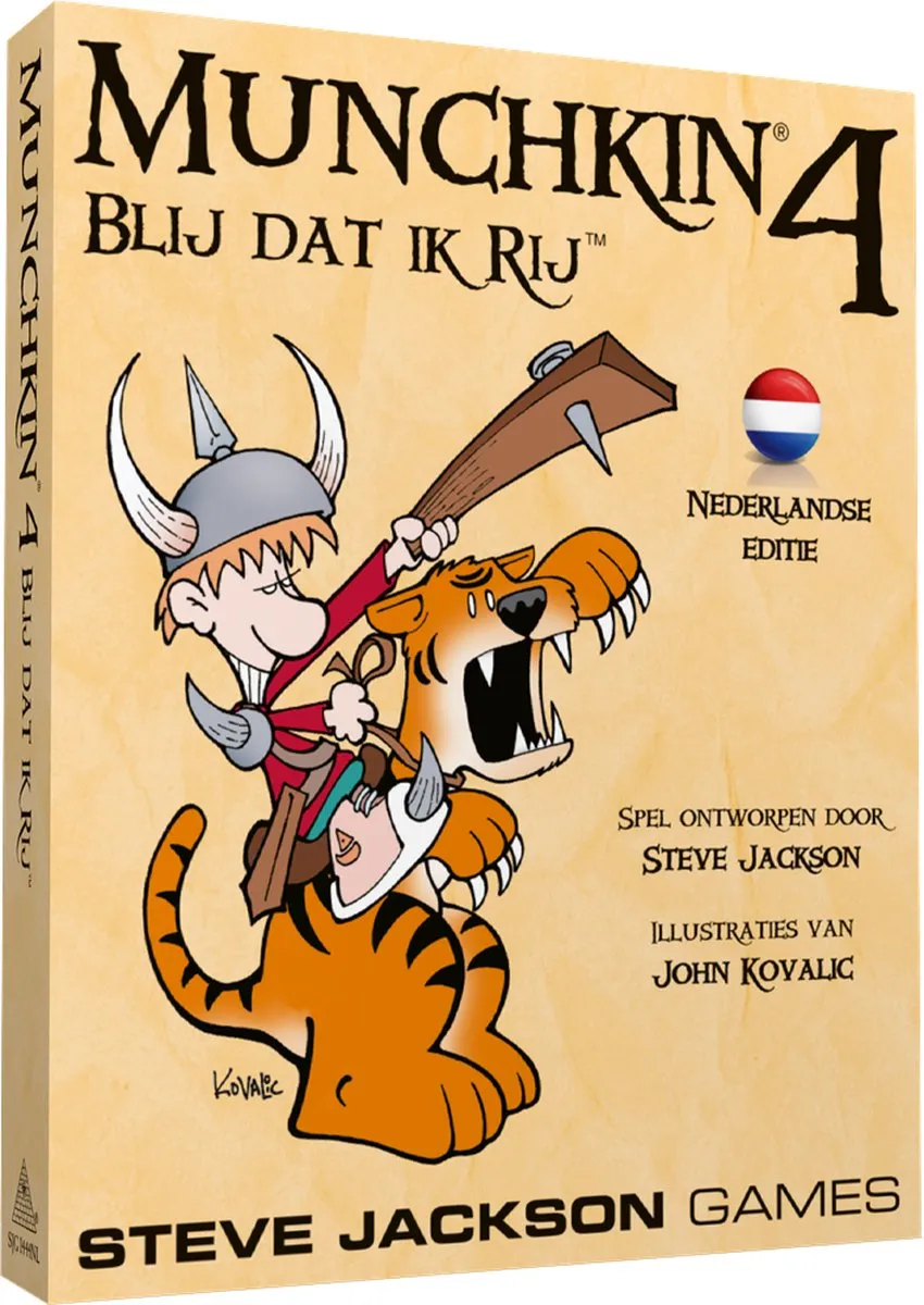 Steve Jackson Games Munchkin Uitbreiding 4 Blij Dat Ik Rij