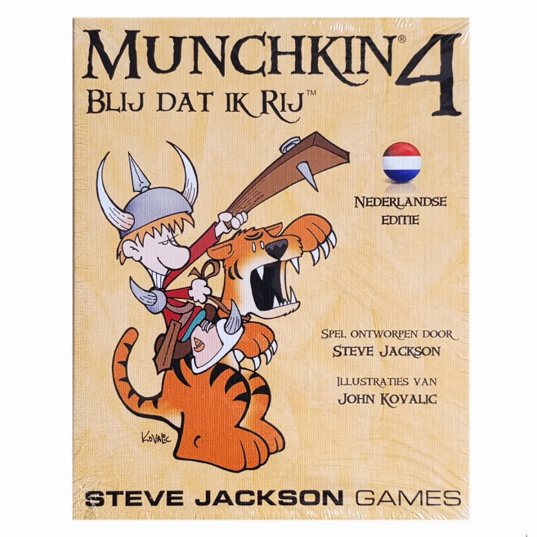 Steve Jackson Games Munchkin Uitbreiding 4 Blij Dat Ik Rij - Kaartspel