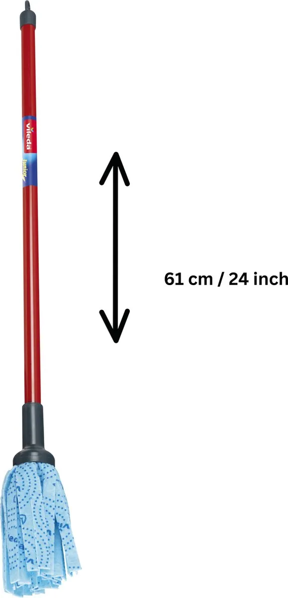 Klein Toys Vileda Speelgoed Dweil - 22cm - Rood