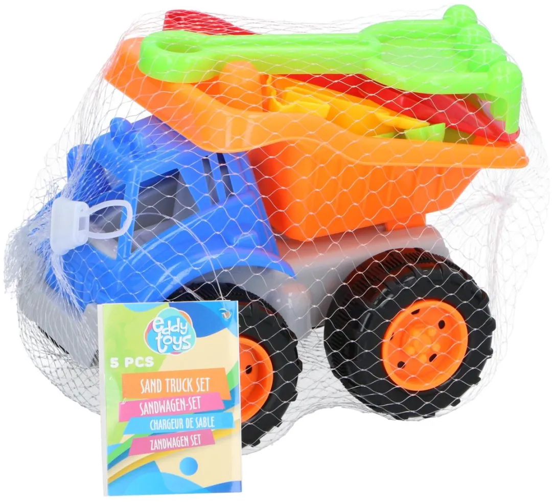 Eddy Toys Zandwagen Set 5 Stuks - Multicolor