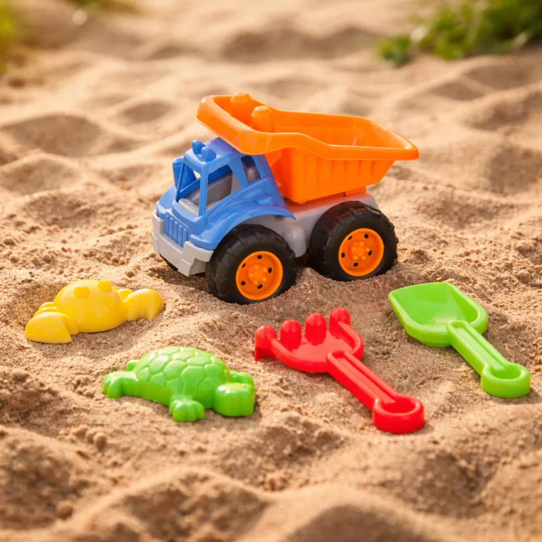 Eddy Toys Zandwagen Set 5 Stuks - Multicolor