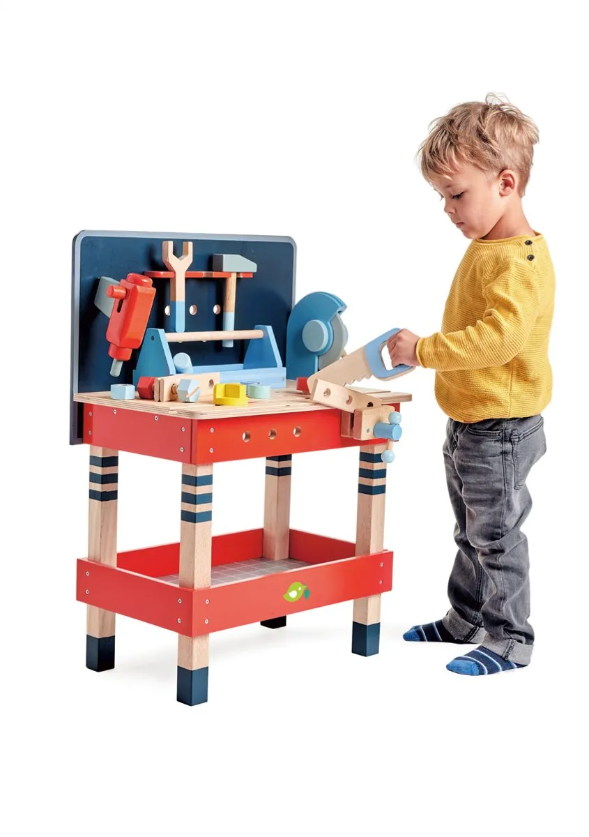 Tender Leaf Toys Houten Werkbank - Multicolor
