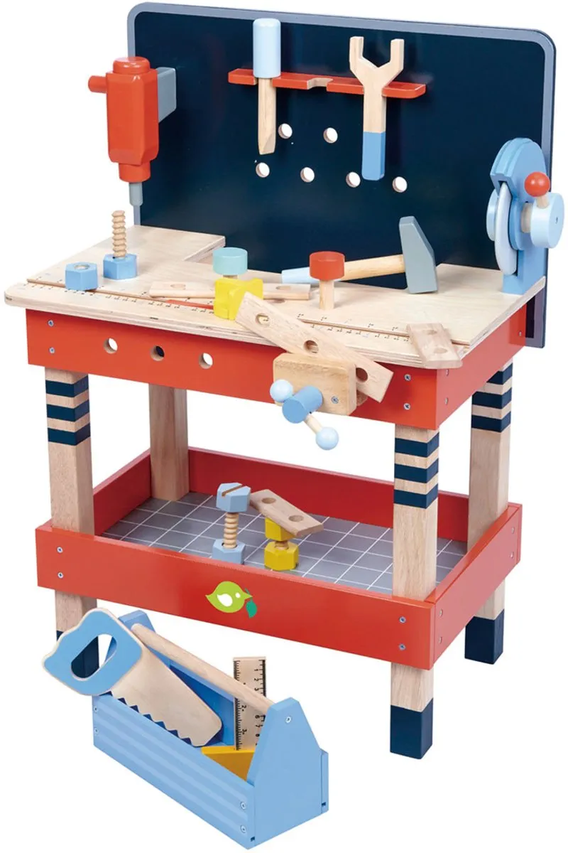 Tender Leaf Toys Houten Werkbank - Multicolor