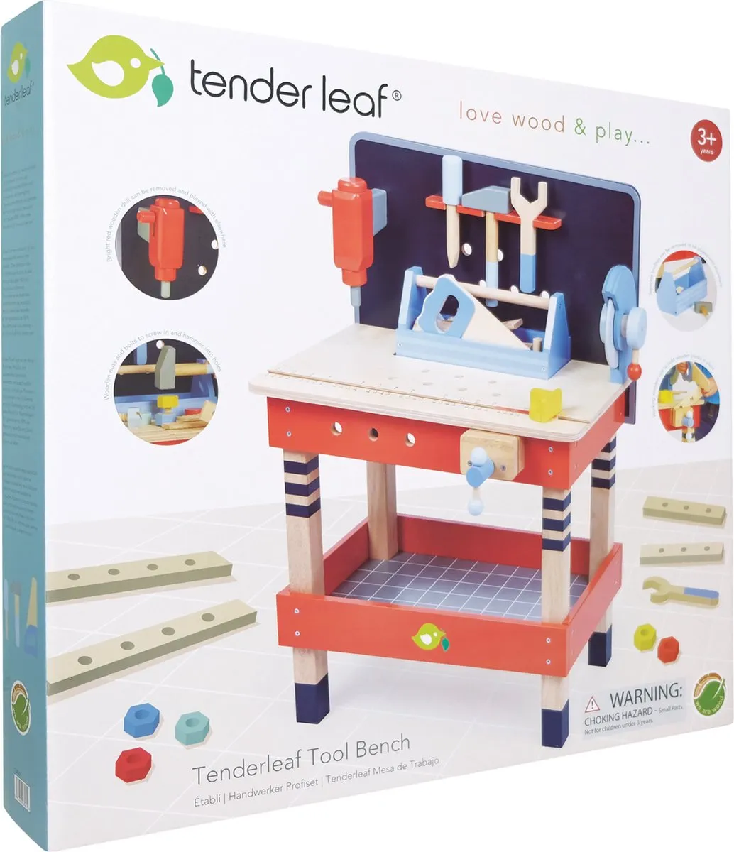 Tender Leaf Toys Houten Werkbank - Multicolor