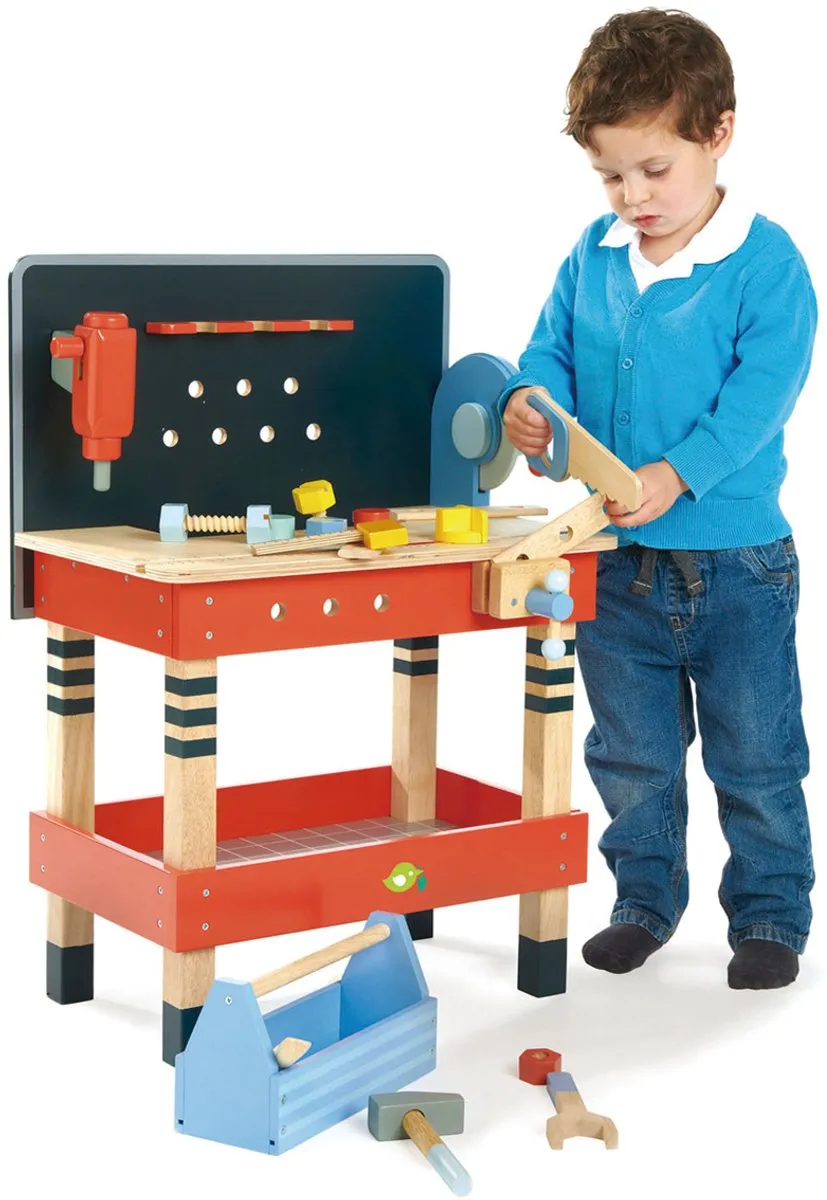Tender Leaf Toys Houten Werkbank - Multicolor