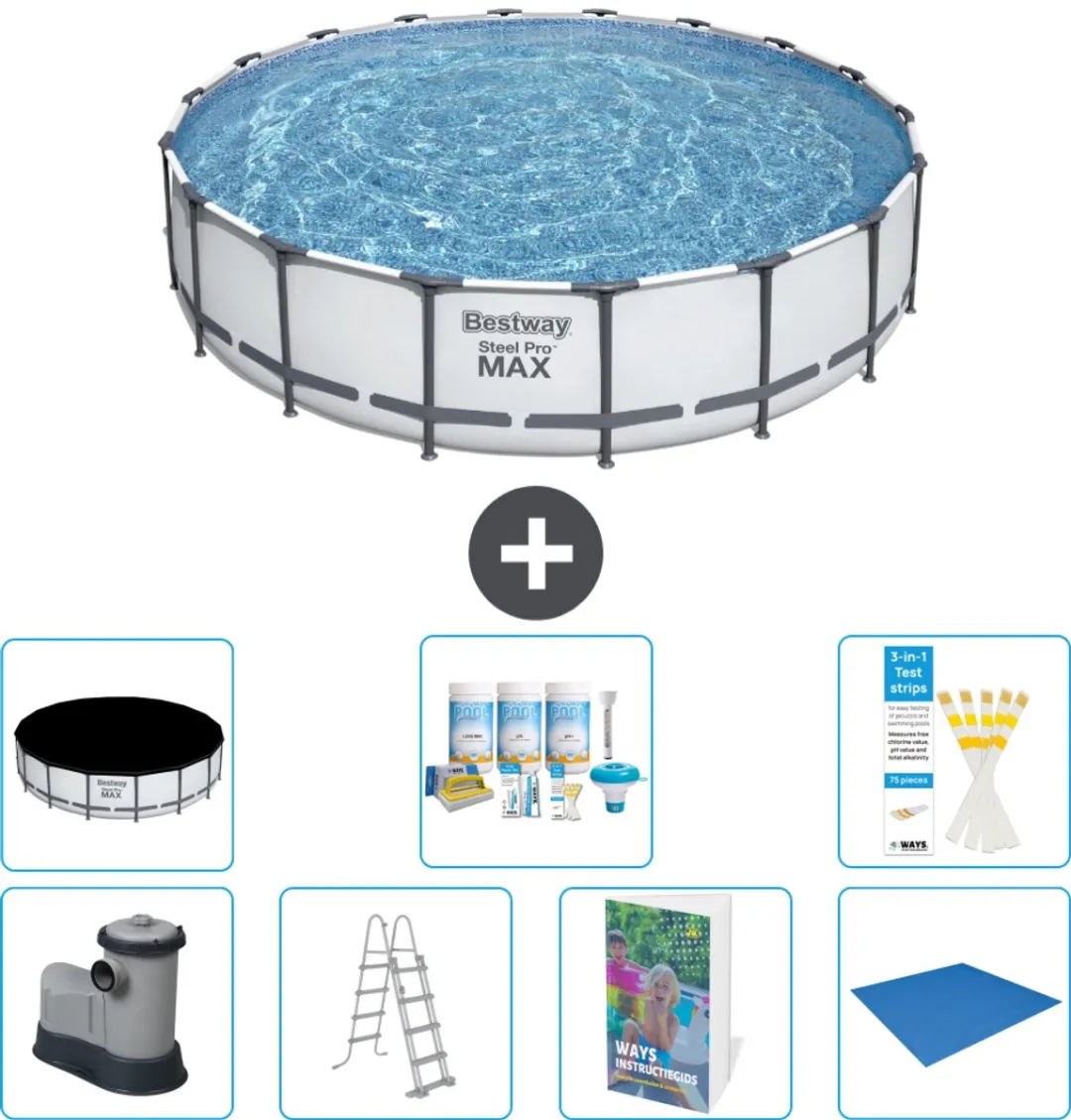 Bestway Steel Pro MAX Zwembad 549x122cm