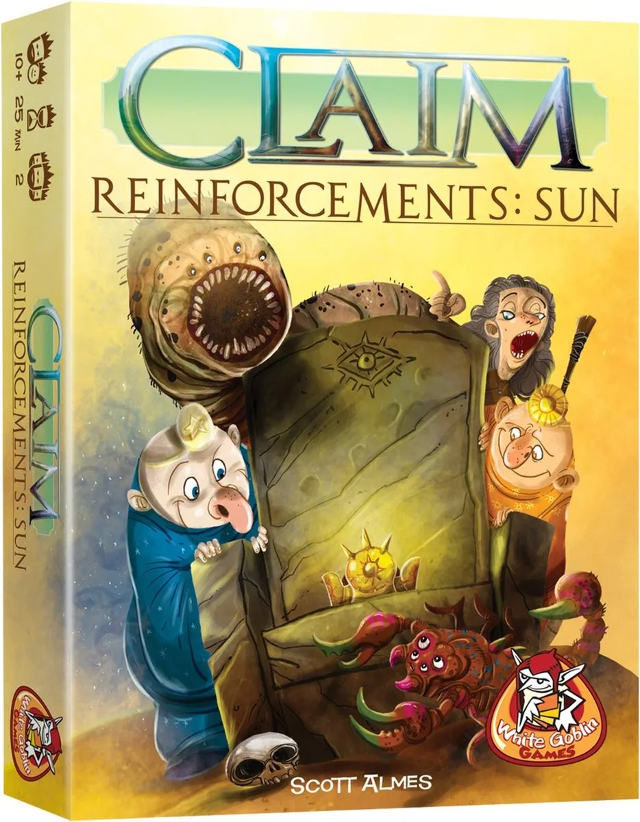 White Goblin Games Claim Reinforcements Sun Tactisch Kaartspel