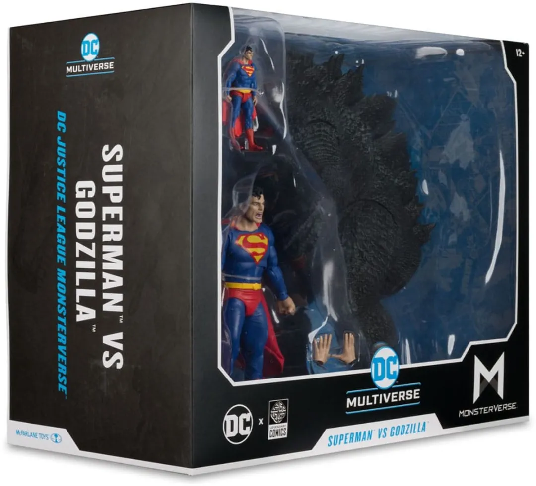 McFarlane Toys DC Multiverse Superman vs. Godzilla 2-Pack - 30cm