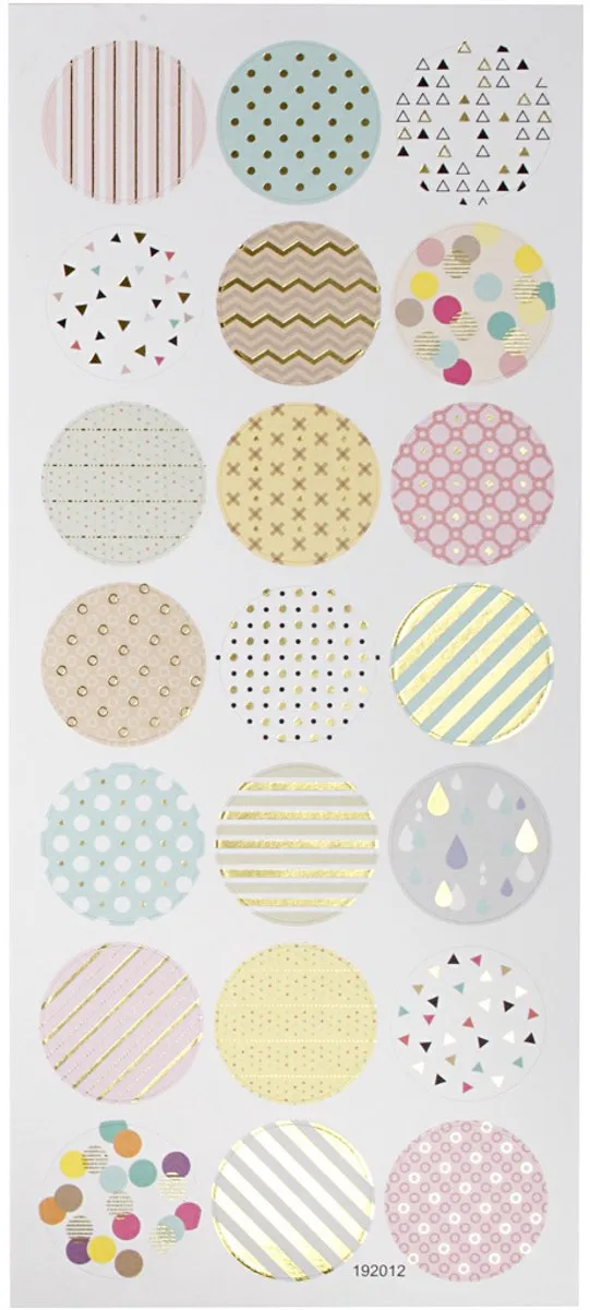 Creativ Company Pastel Stickers