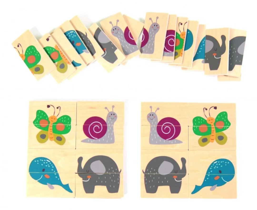 Andreu Toys Grappige Schaduwen Puzzel 41516214A - Multicolor
