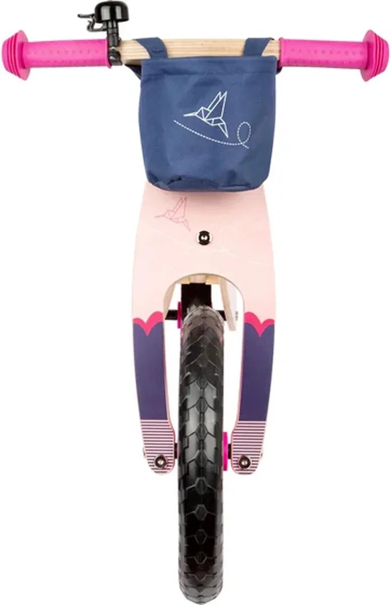 Small Foot Houten Loopfiets Kolibrie - Roze