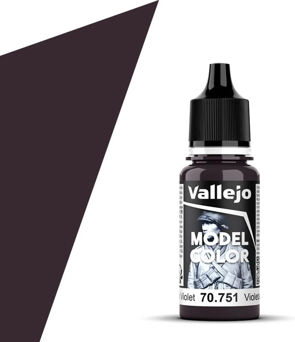 Vallejo Model Color Black Violet Acrylverf 18ml