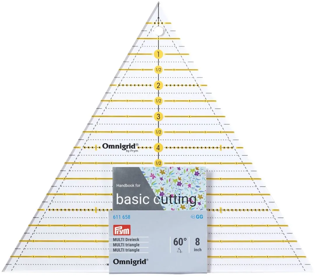 Prym Patchwork Liniaal Driehoek Multi 8 inch