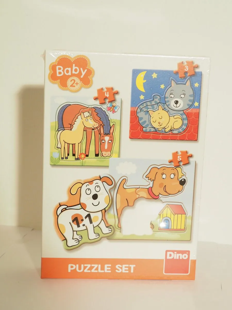 Dino Toys Kinderpuzzels 3-4-5 Stuks