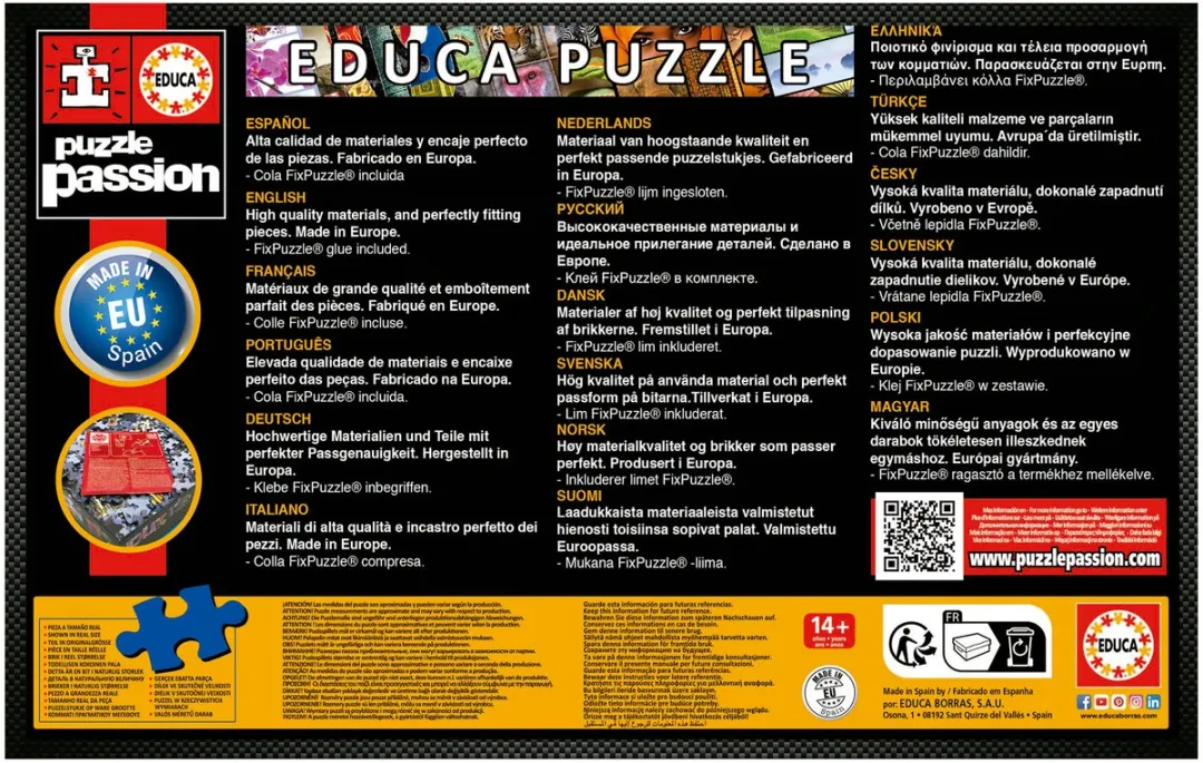Educa Unicorns Puzzle 1000 Stuks - Anne Stokes - Multicolor