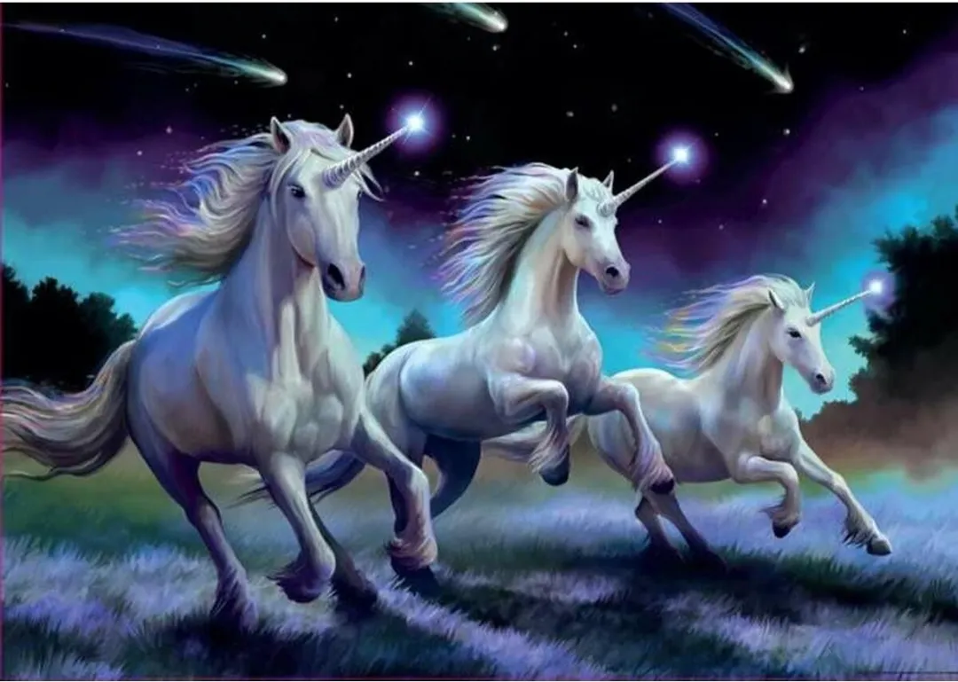 Educa Unicorns Puzzle 1000 Stuks - Anne Stokes - Multicolor