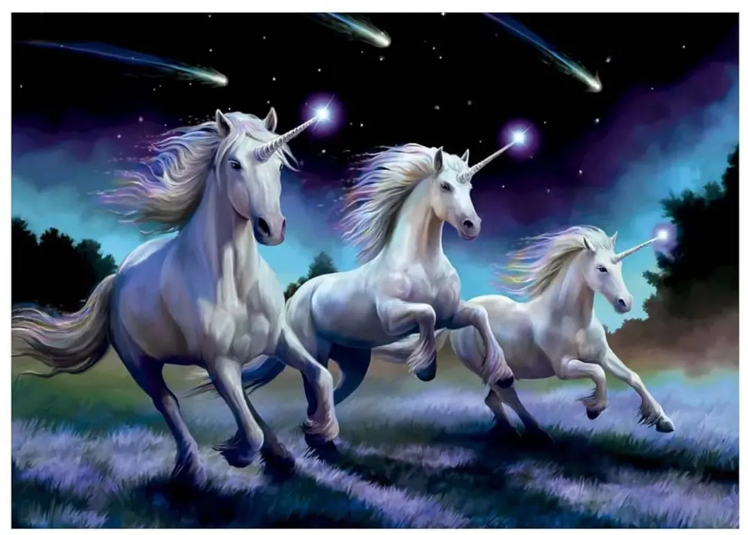 Educa Unicorns Puzzle 1000 Stuks - Anne Stokes - Multicolor