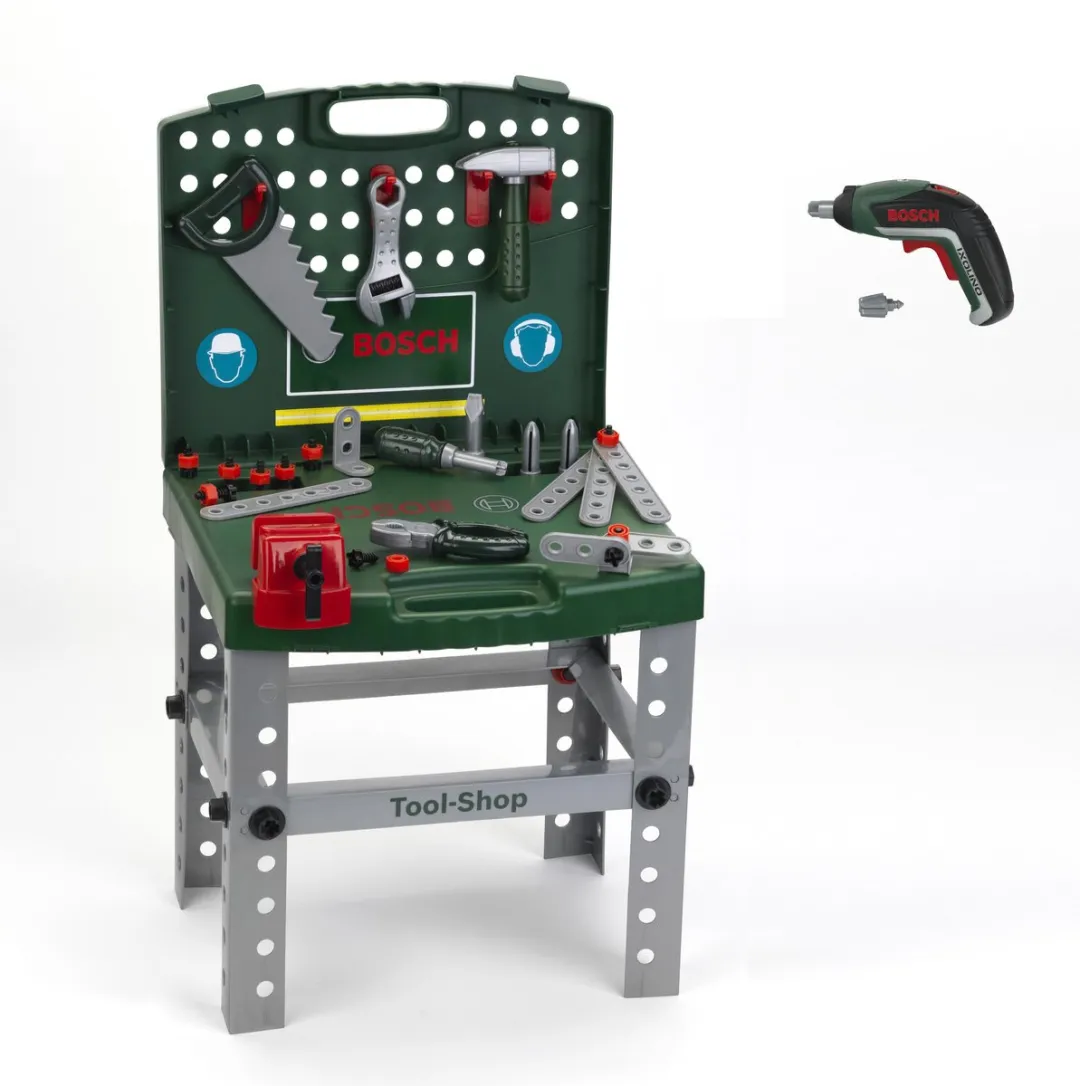 Klein Toys Bosch Speelgoed Werkbank Ixolino - Donkergroen