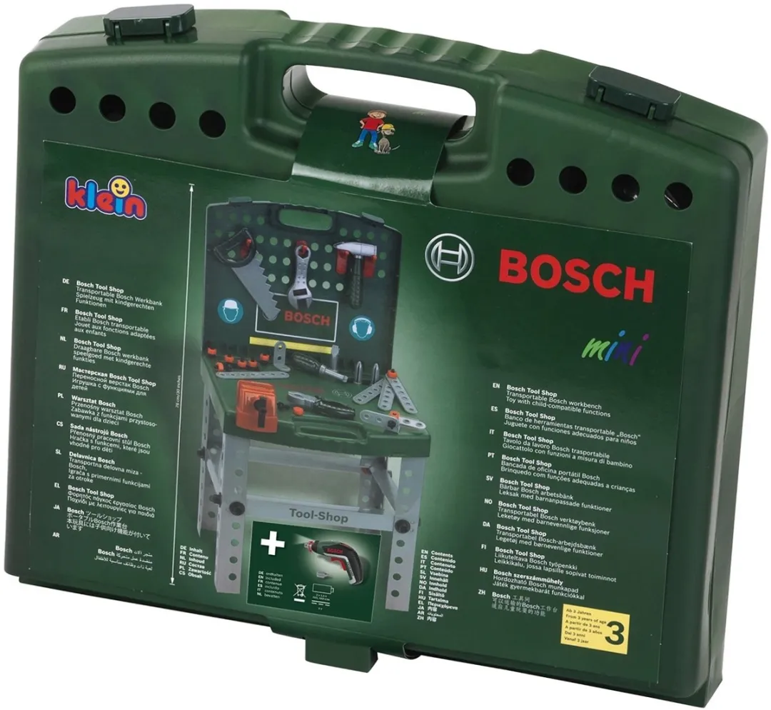Klein Toys Bosch Speelgoed Werkbank Ixolino - Donkergroen