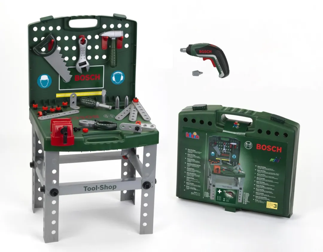 Klein Toys Bosch Speelgoed Werkbank Ixolino - Donkergroen