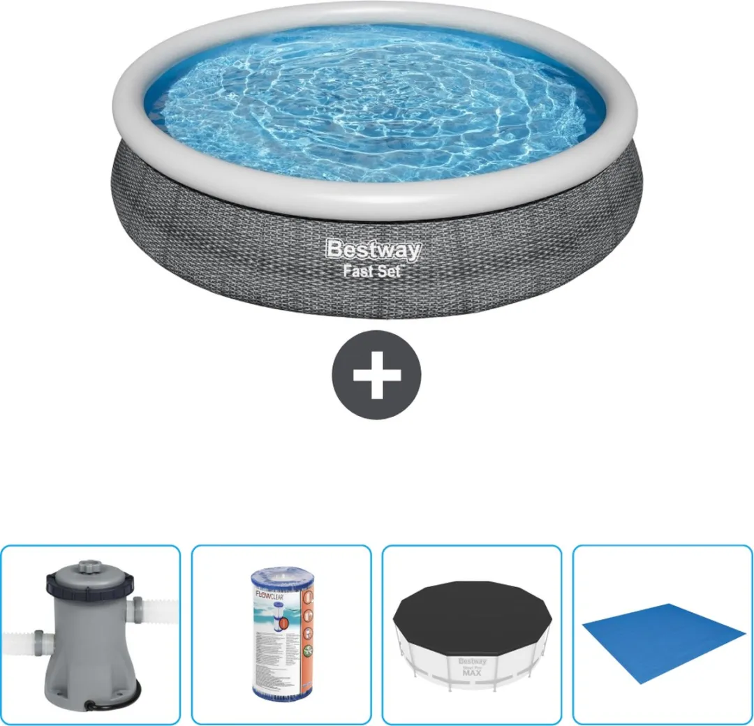 Bestway Fast Set Rond Zwembad 366x76cm
