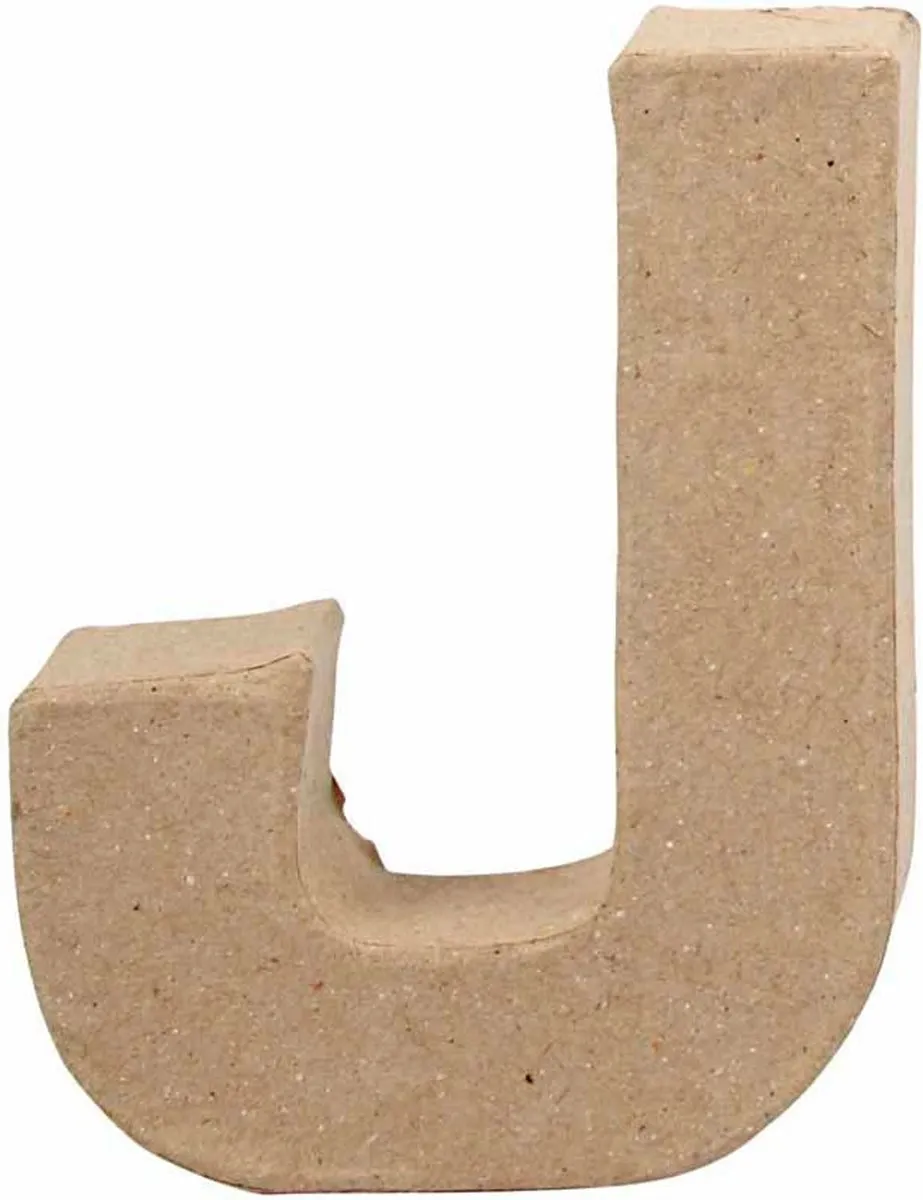 Creativ Company Creative Letter J Papier-mâché 10cm