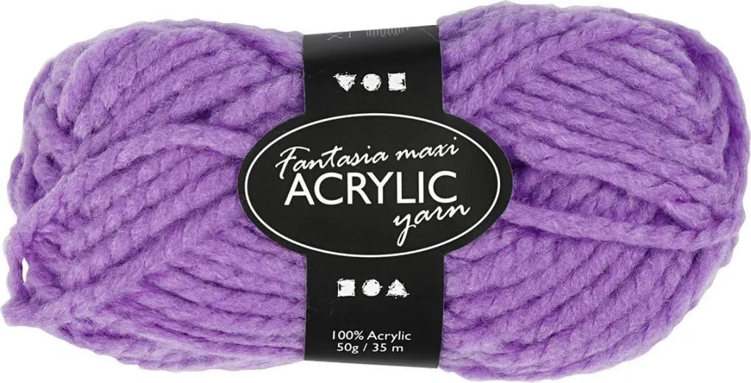 Creativ Company Paars Maxi Acryl Garen 35m