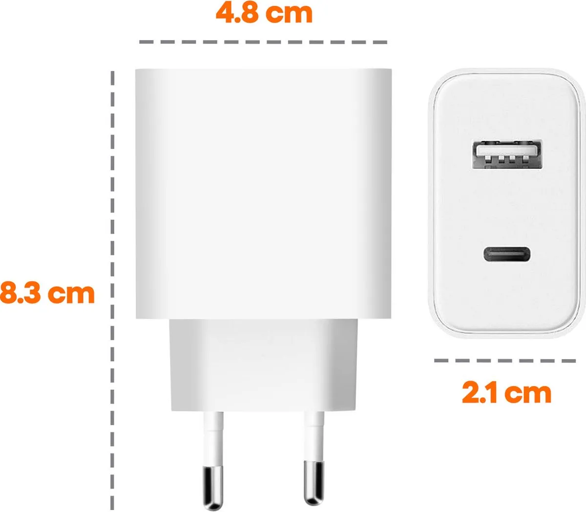 Xiaomi Netlader 33W USB-C Wit - BHR4996GL