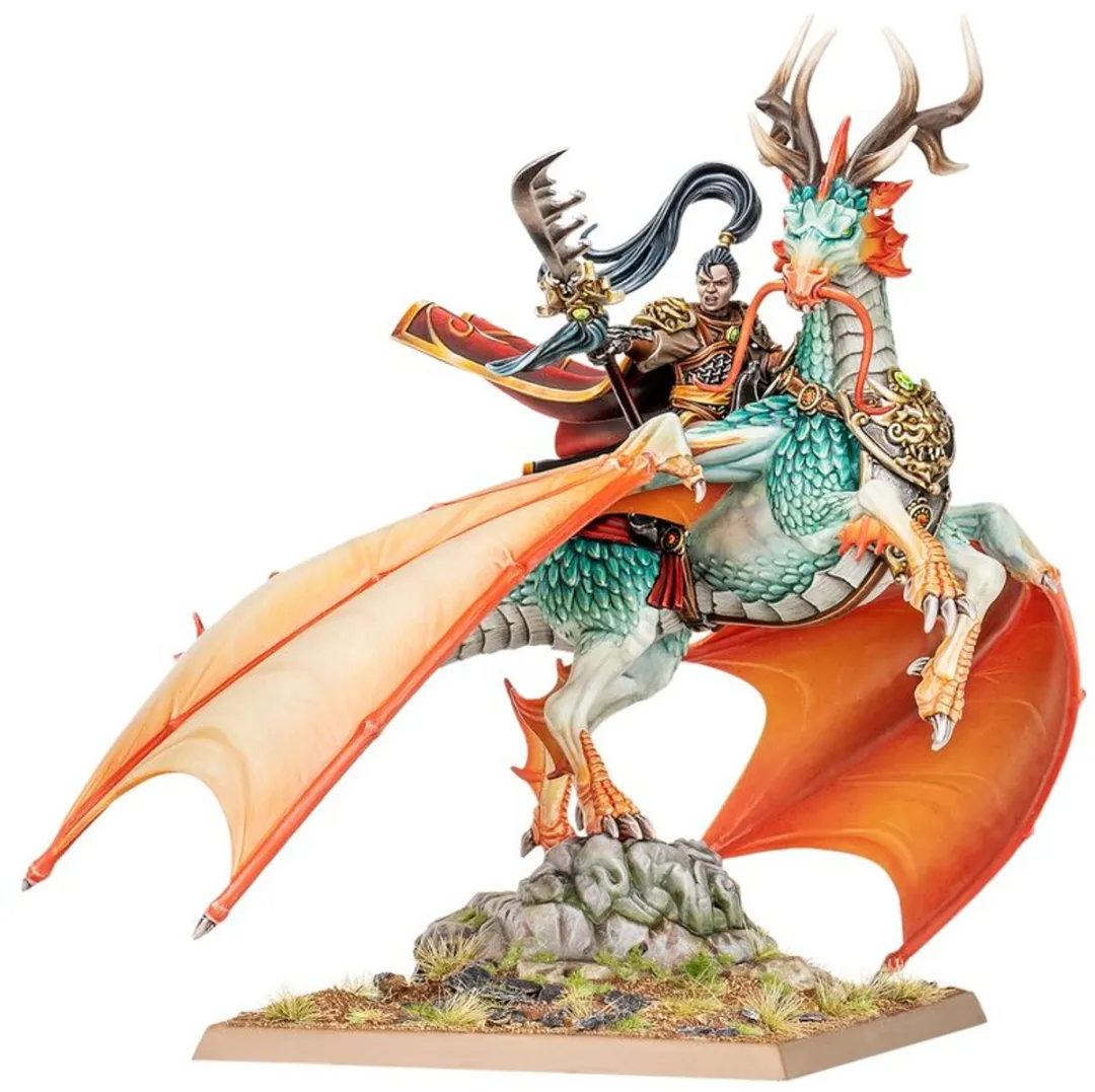 Games Workshop Grand Cathay Shugengan Lord op Great Spirit Longma