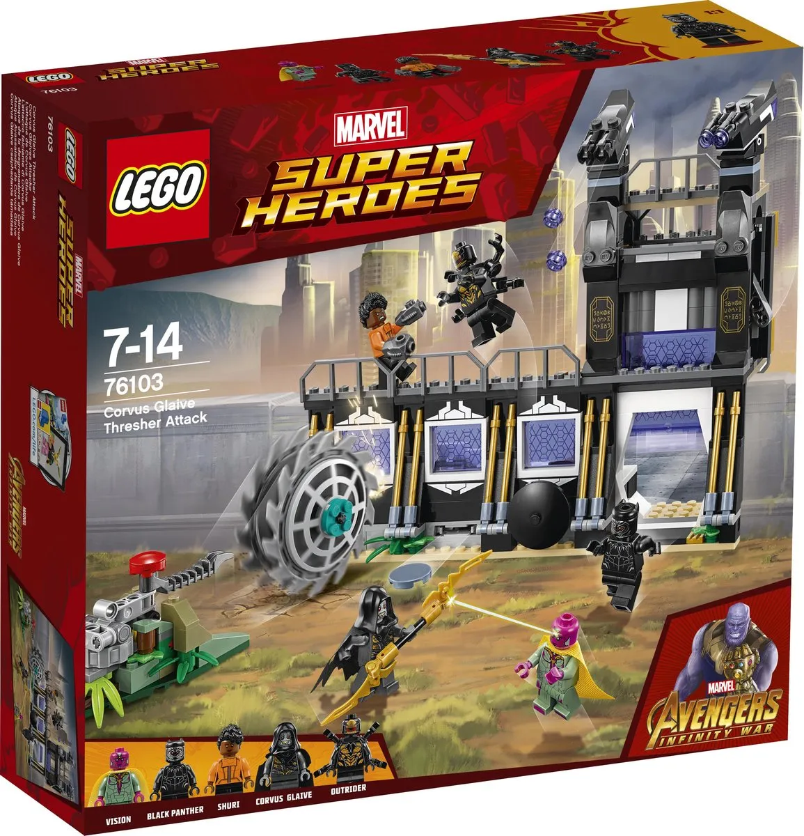 LEGO Super Heroes Corvus Glaive Thresheraanval 76103