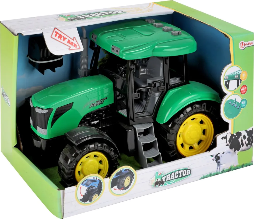Toi-Toys Tractor DeLuxe 28095B Speelgoedtrekker - Groen