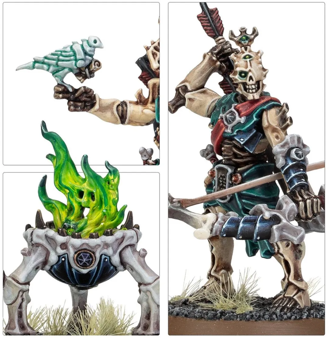 Games Workshop Ossiarch Bonereapers Mortek Triaxes - 146 Onderdelen