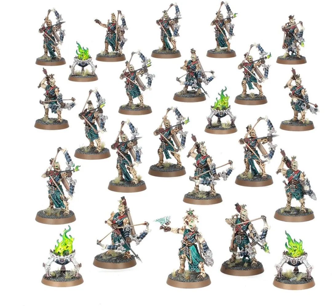 Games Workshop Ossiarch Bonereapers Mortek Triaxes - 146 Onderdelen