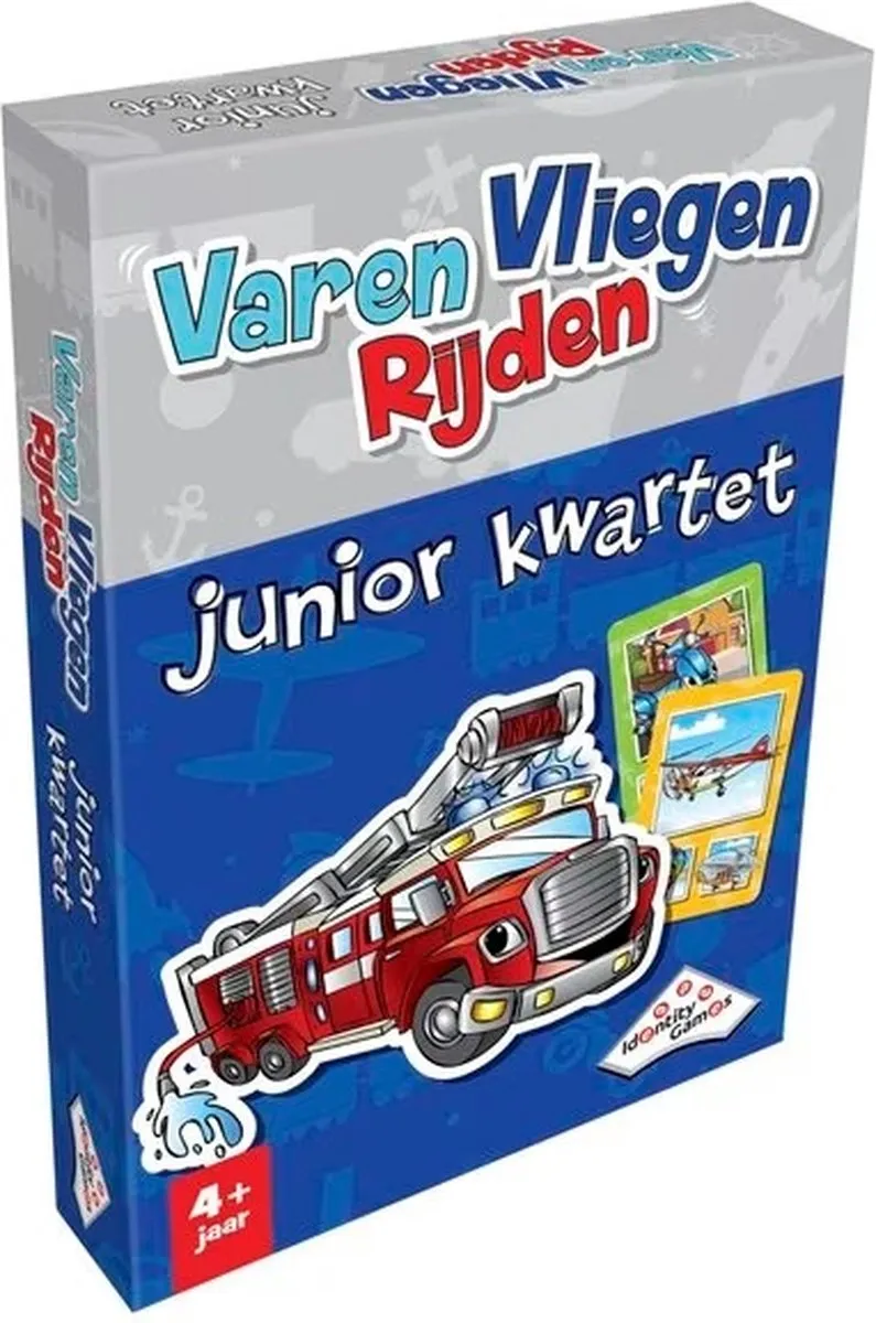 Identity Games Junior Kwartet Varen Vliegen Rijden