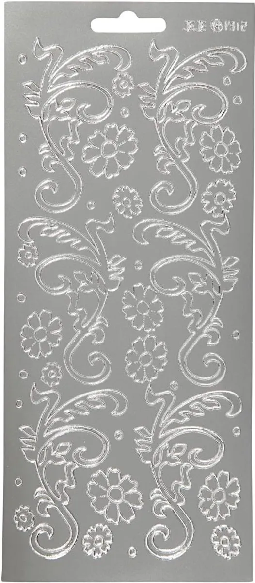 Creativ Company Botanische Stickers Zilver