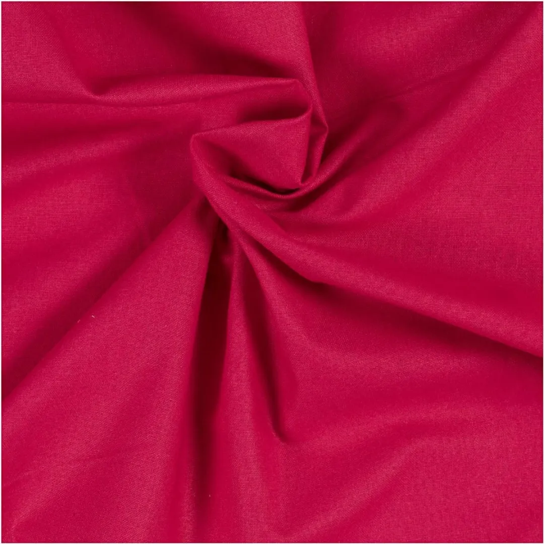 Creativ Company Unikleurige Stof Fuchsia 145cm Katoen 140g/m² - 10m