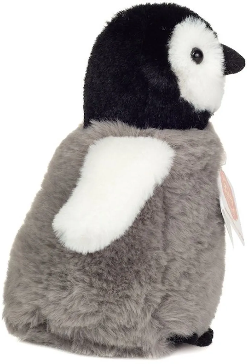 Hermann Teddy Knuffel Pinguïn 15cm - Grijs