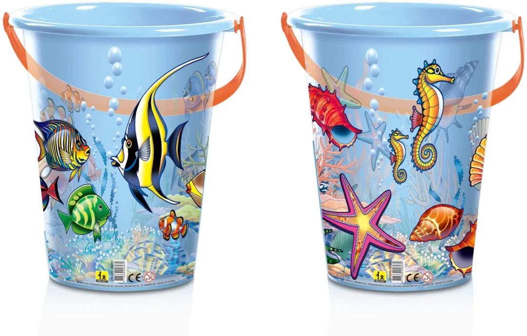 HOT Sports + Toys Visspeelgoed Emmertje Multicolor 23x22x13cm